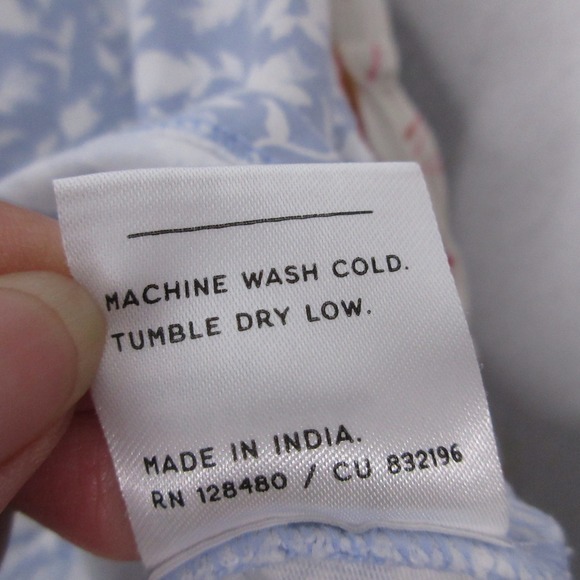 Pact Pajama Set Large Staycation Floral Organic Cotton Tank Wide Leg Pants - Picture 7 of 14